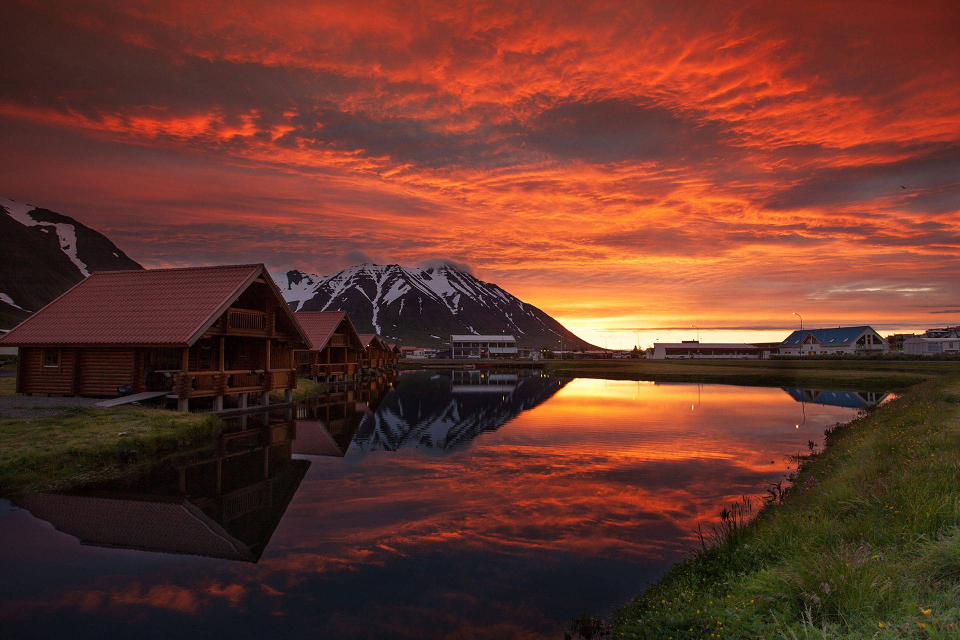 Iceland Sunset Sky