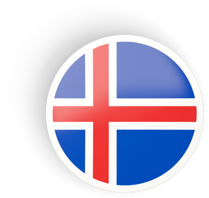 Icelandic_ Flag_ Badge PNG