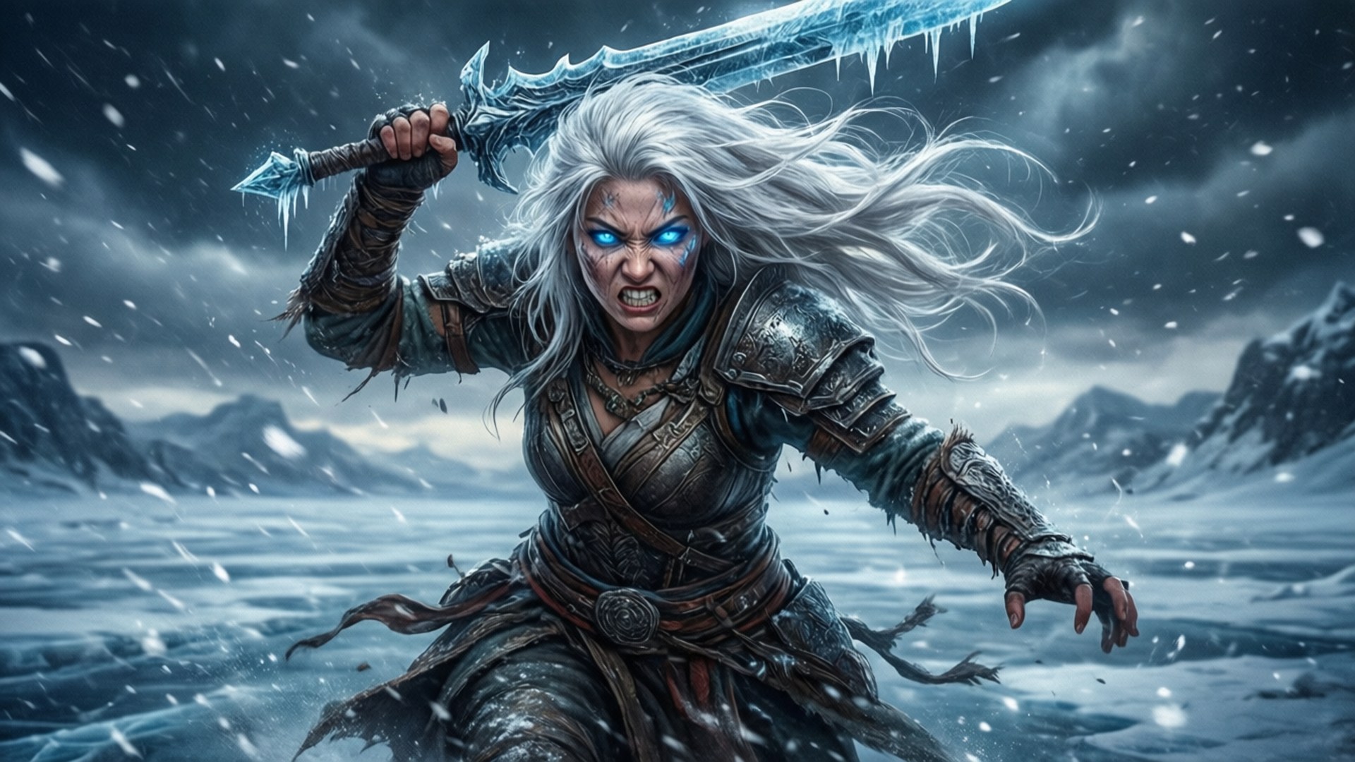 Icestorm Charge Wallpaper