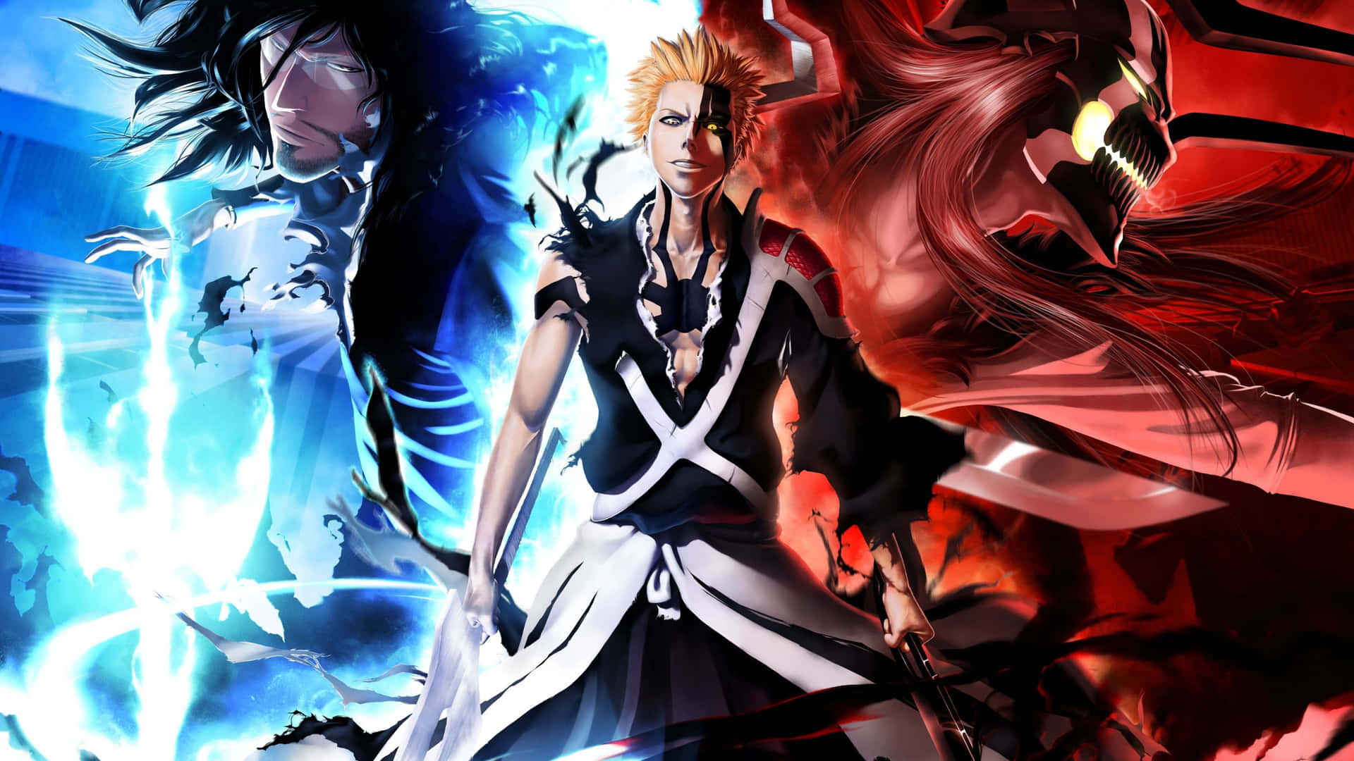 Intensiivinen Ichigo Kurosaki Toiminnassa Taustakuva