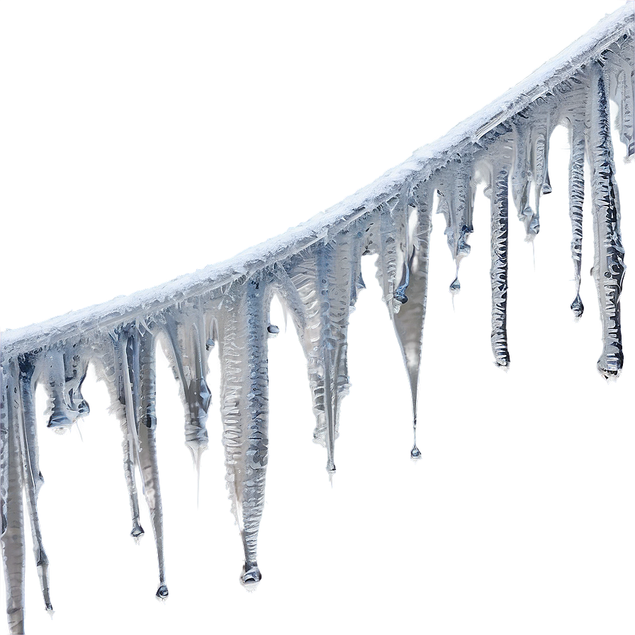 Icicles Hanging From Spider Web PNG