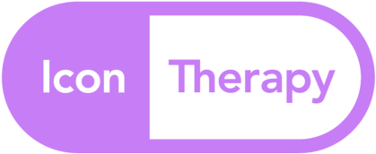 Icon Therapy Logo Design PNG