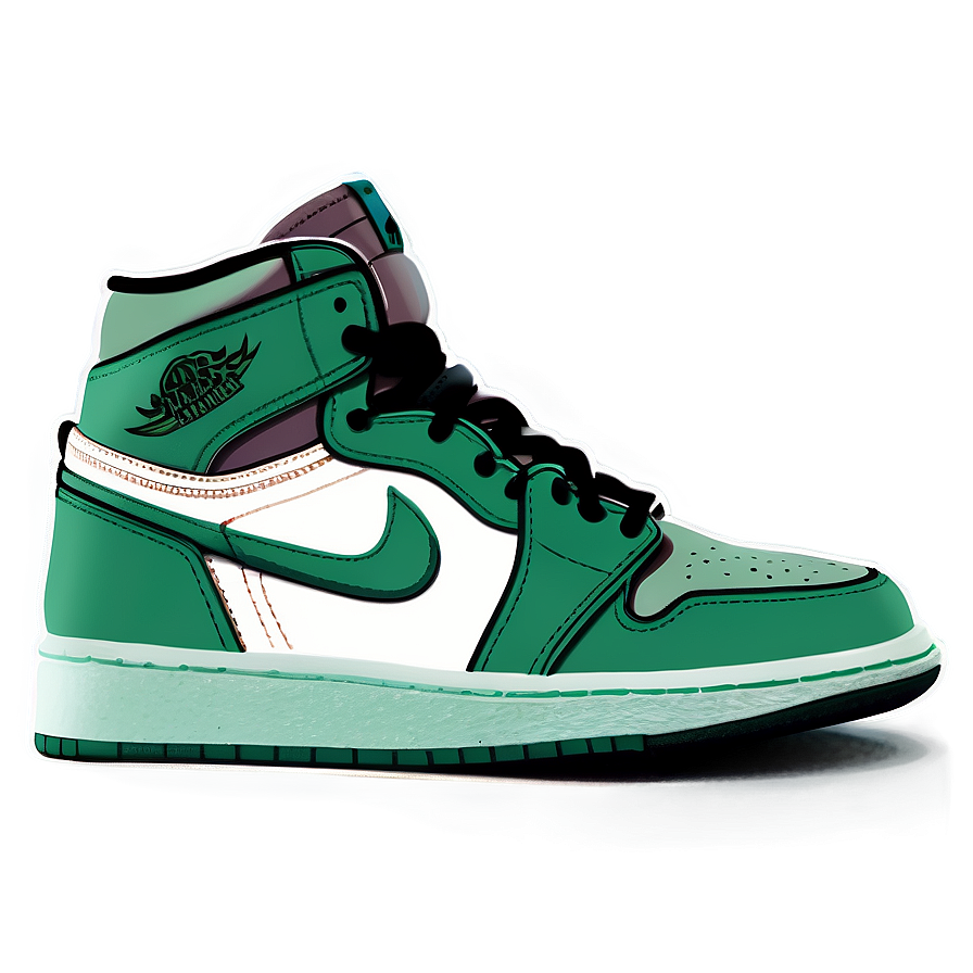 Iconic Air Jordan 1 Silhouette Png Lfx PNG