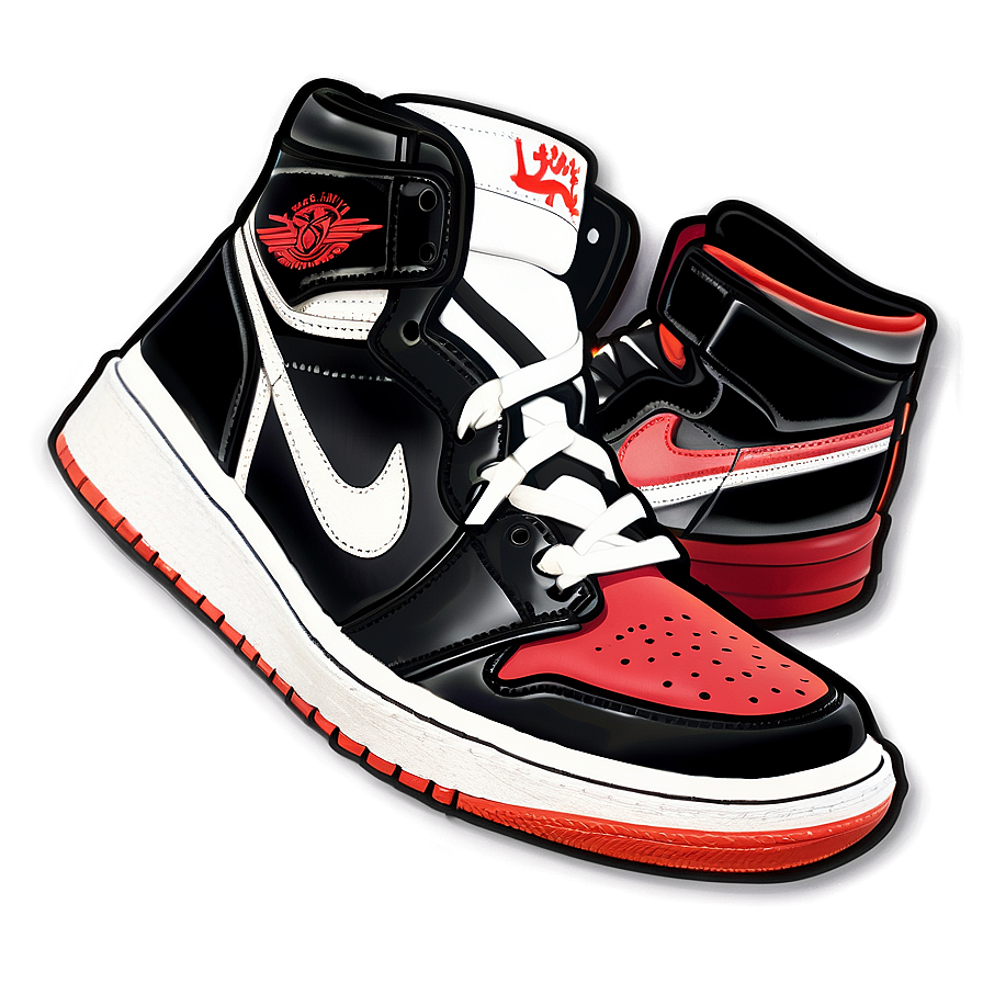 Iconic Air Jordan 1 Silhouette Png Psx PNG