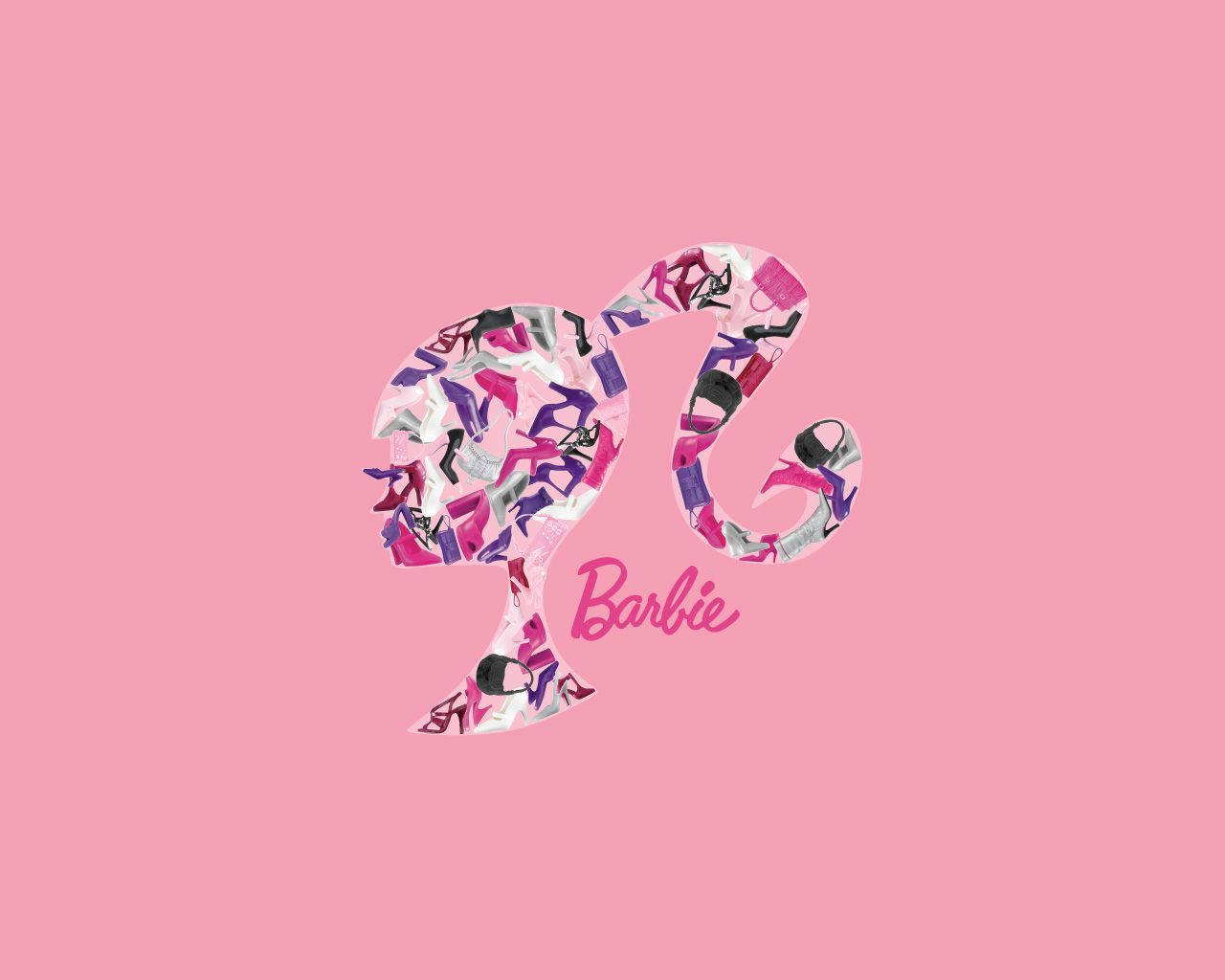 Ikonisches Barbie-kopf-logo