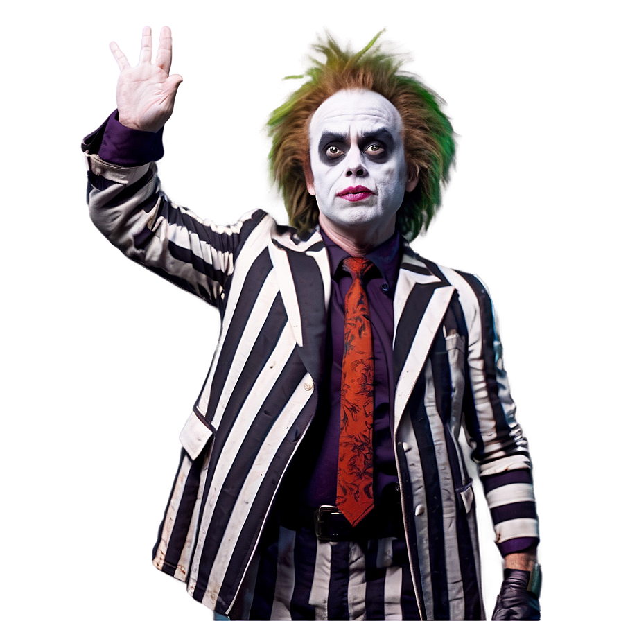 Iconic Beetlejuice Pose Png Ulj PNG