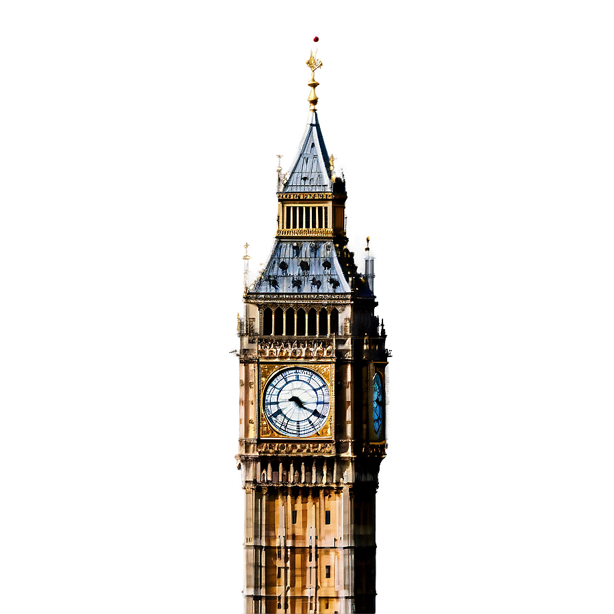 Iconic Big Ben Tower Png Urw PNG