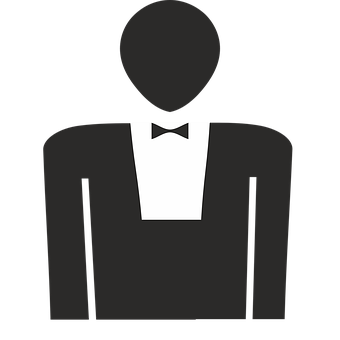 Iconic Black Tie Event Vector PNG