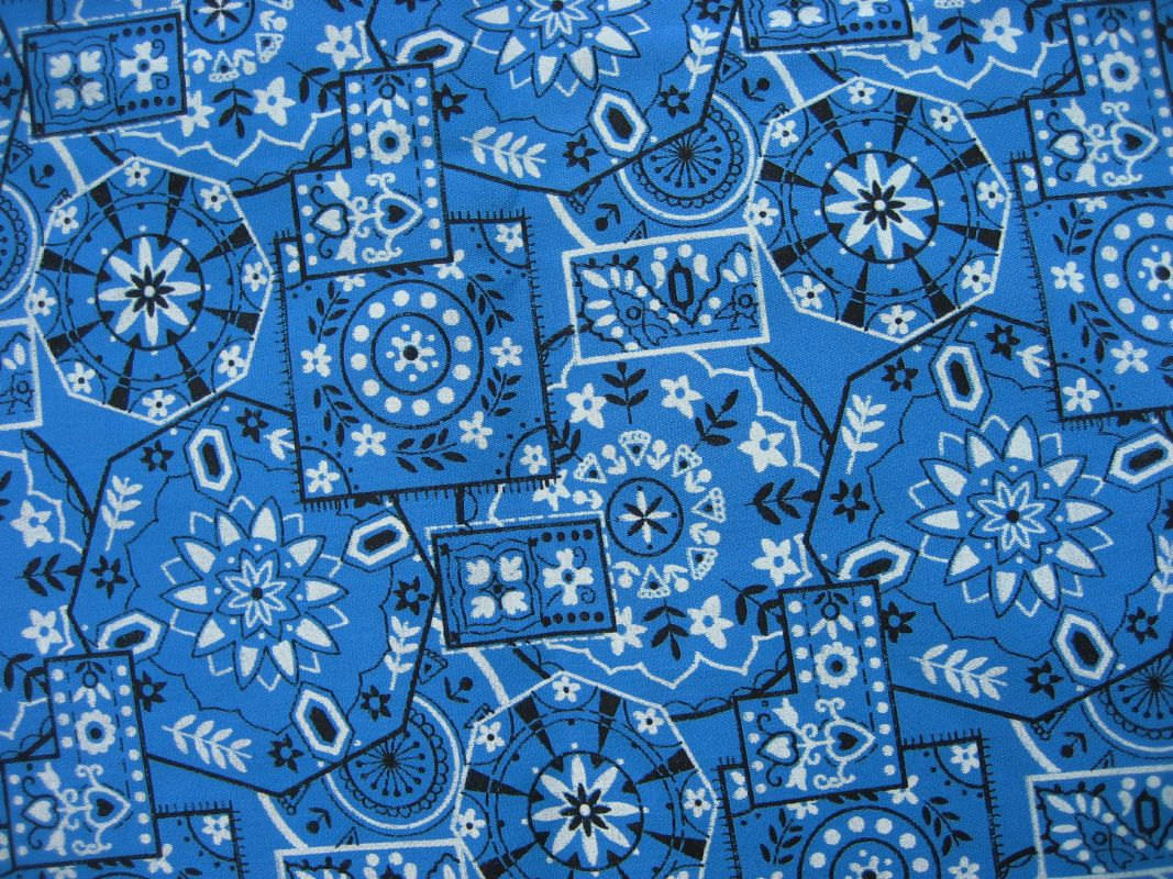 Iconic Blue Crip Bandana Wallpaper