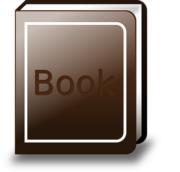 Iconic Brown Book Graphic PNG