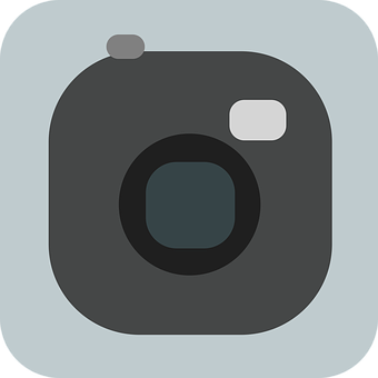 Iconic Camera App Design PNG