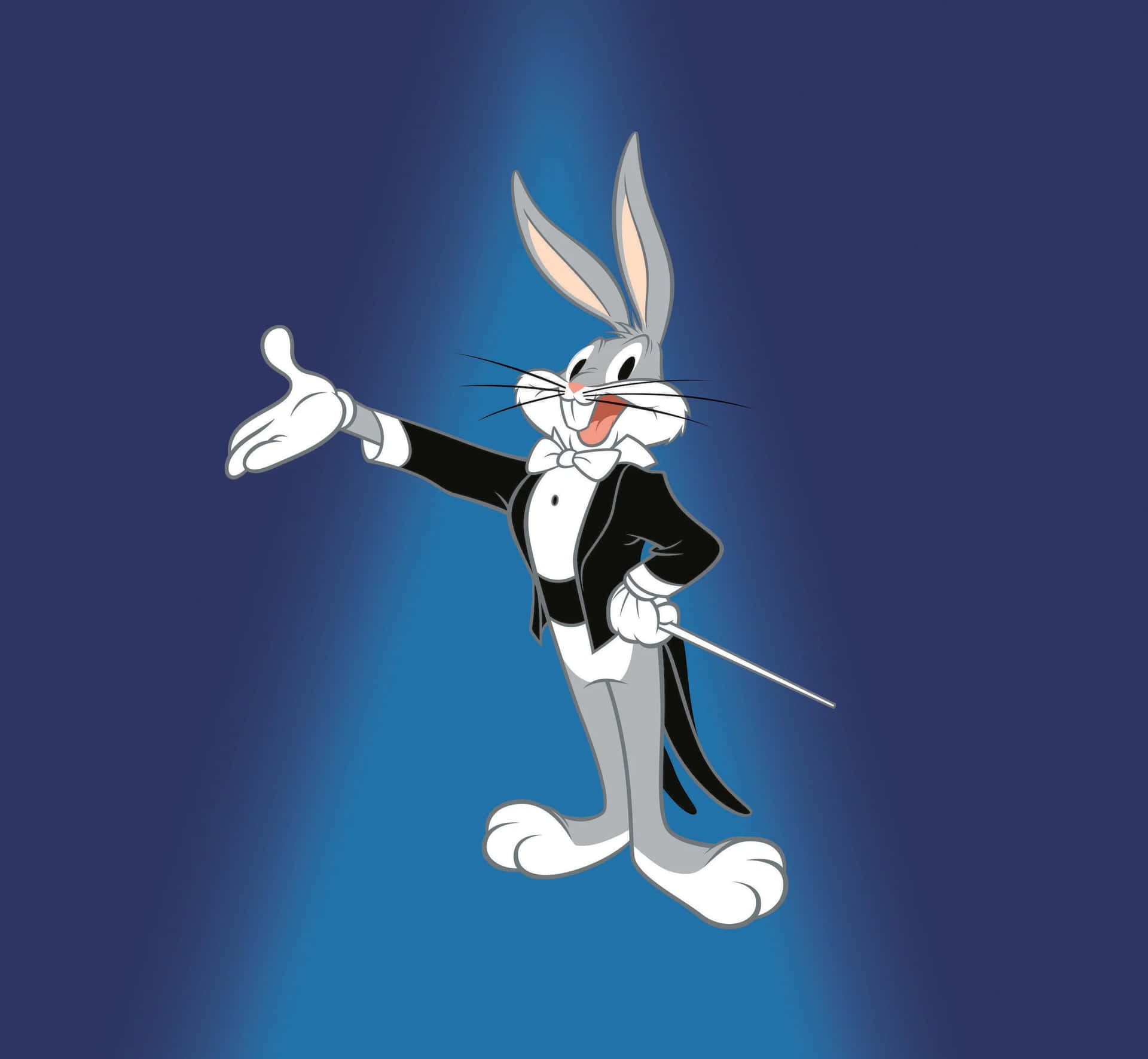 Iconic Cartoon Character Buggs Bunny In Natural Environment