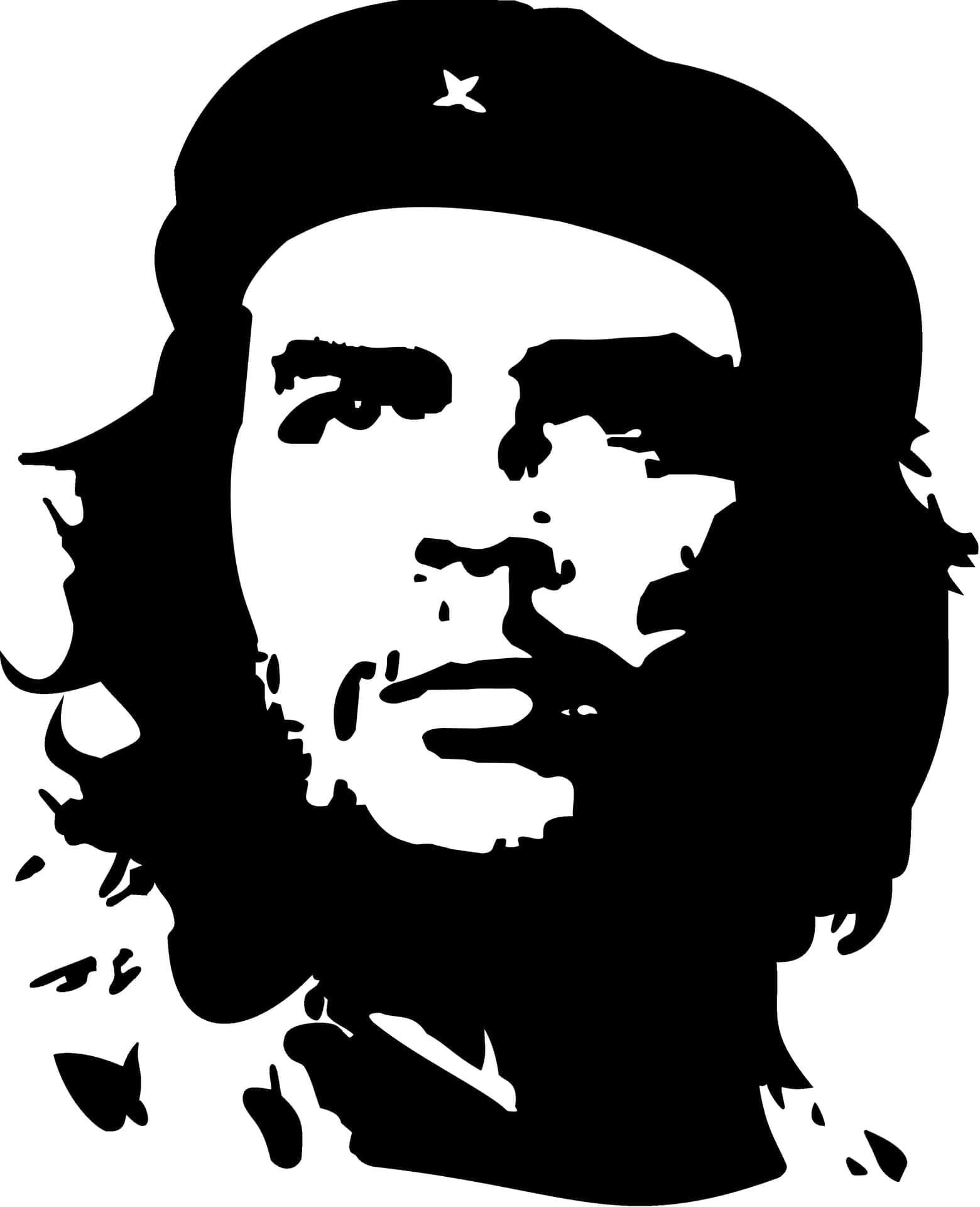 Iconic Che Guevara Silhouette Wallpaper