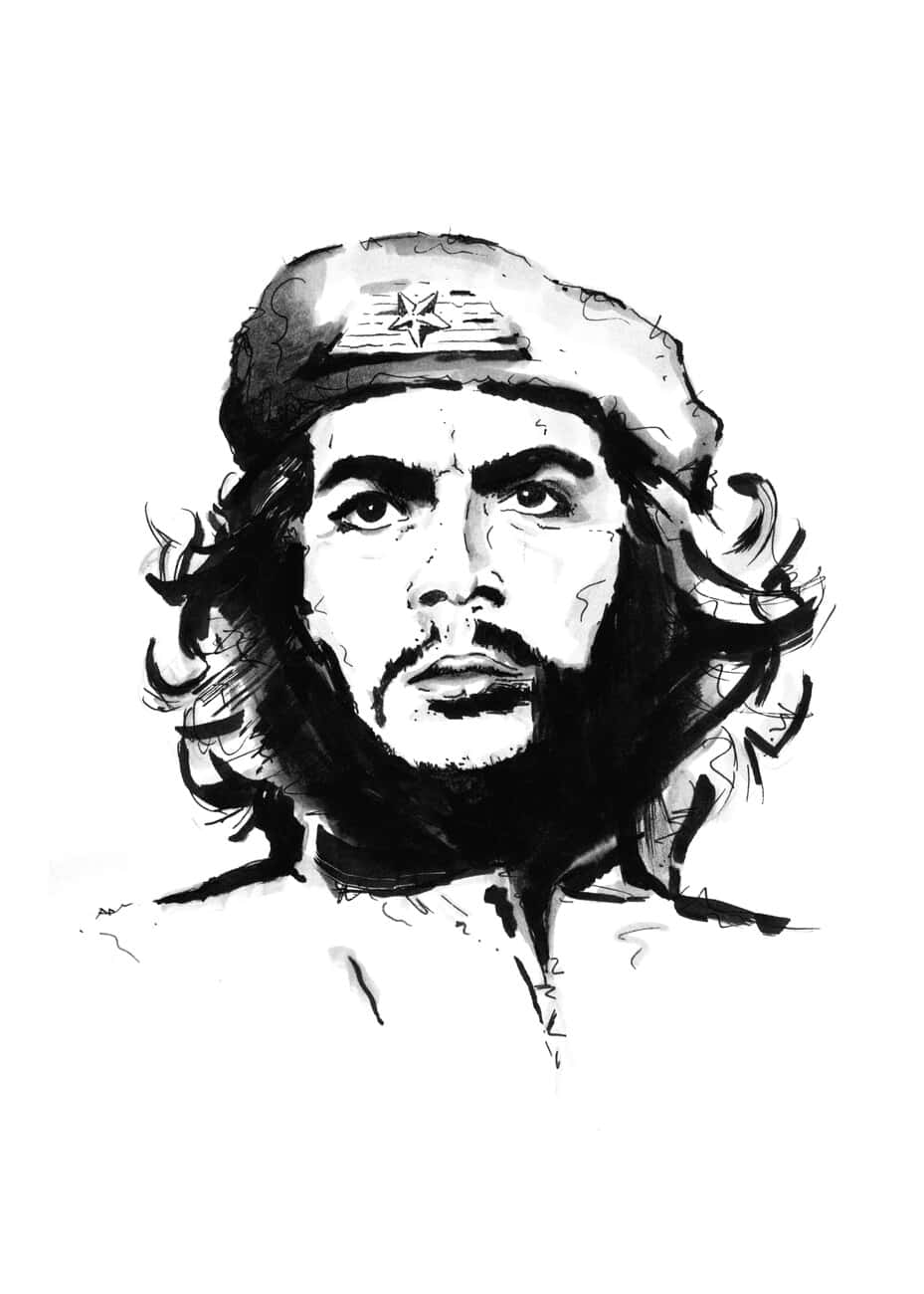 Iconic Che Guevara Sketch Wallpaper