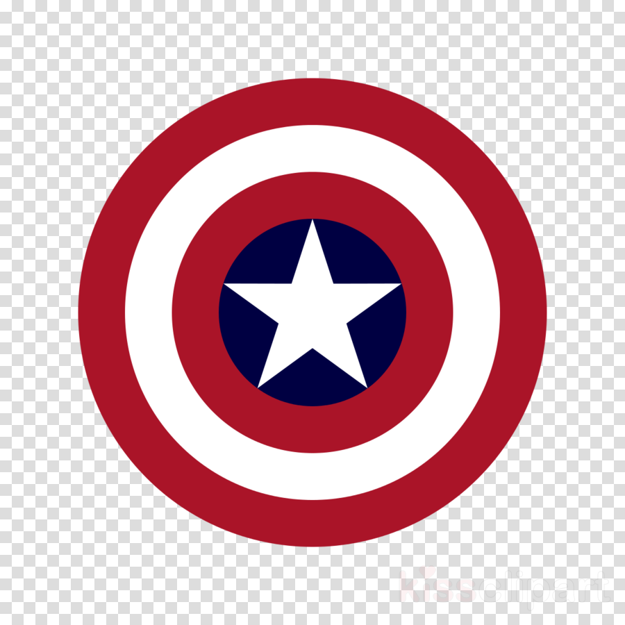 Iconic Circular Superhero Shield PNG