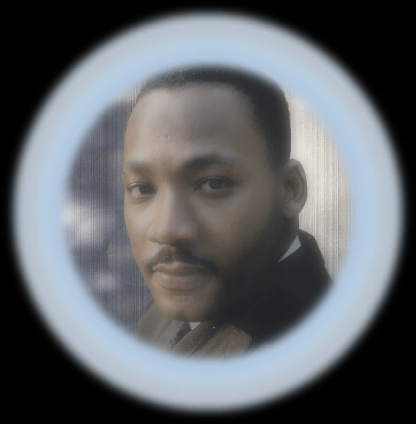 Iconic Civil Rights Leader Portrait PNG
