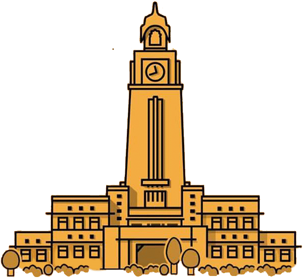 Iconic Clock Tower Illustration PNG