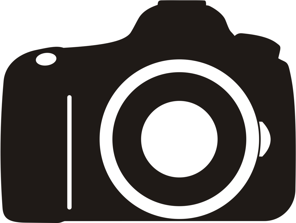 Iconic D S L R Camera Silhouette PNG