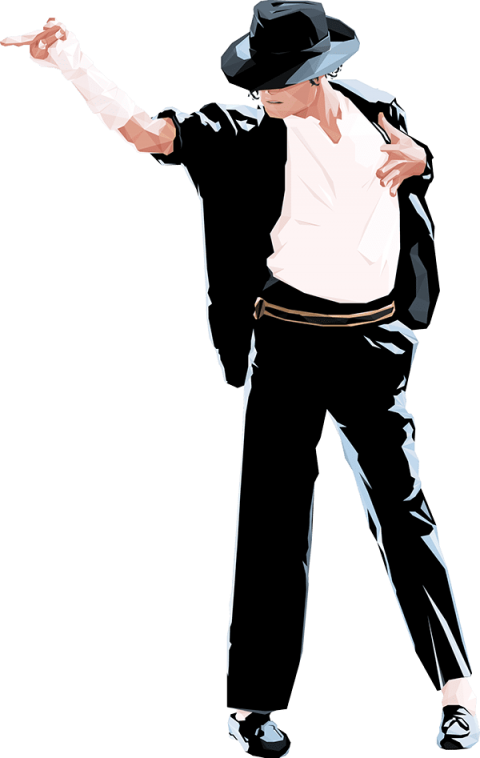 Iconic Dance Move Illustration PNG