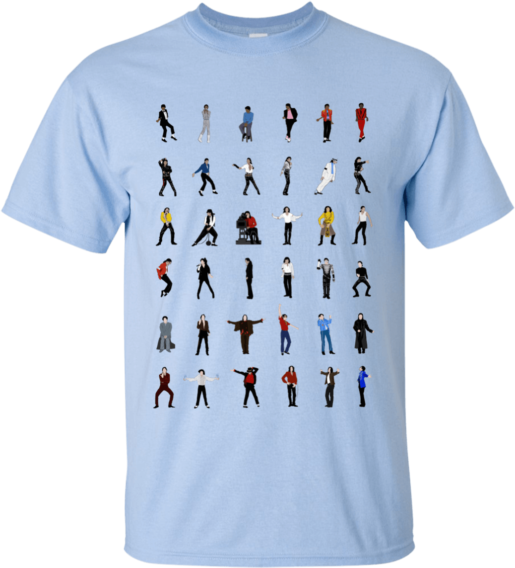 Iconic Dance Moves T Shirt Design PNG