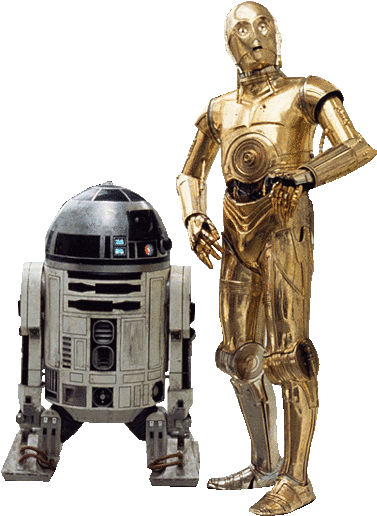 Iconic Droid Duo Star Wars PNG