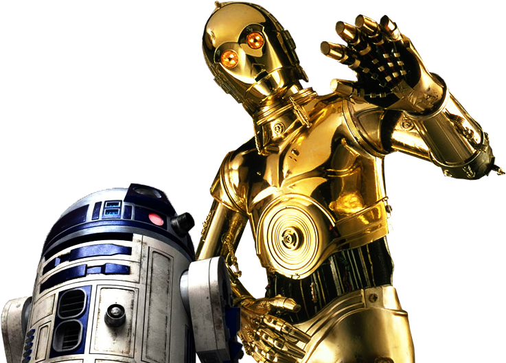 Iconic Droids Star Wars PNG