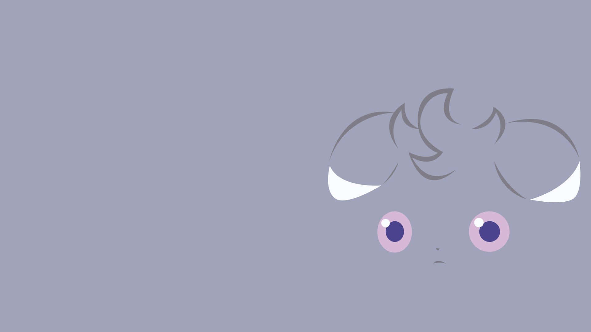 Iconic Eyes And Face Of Espurr Wallpaper