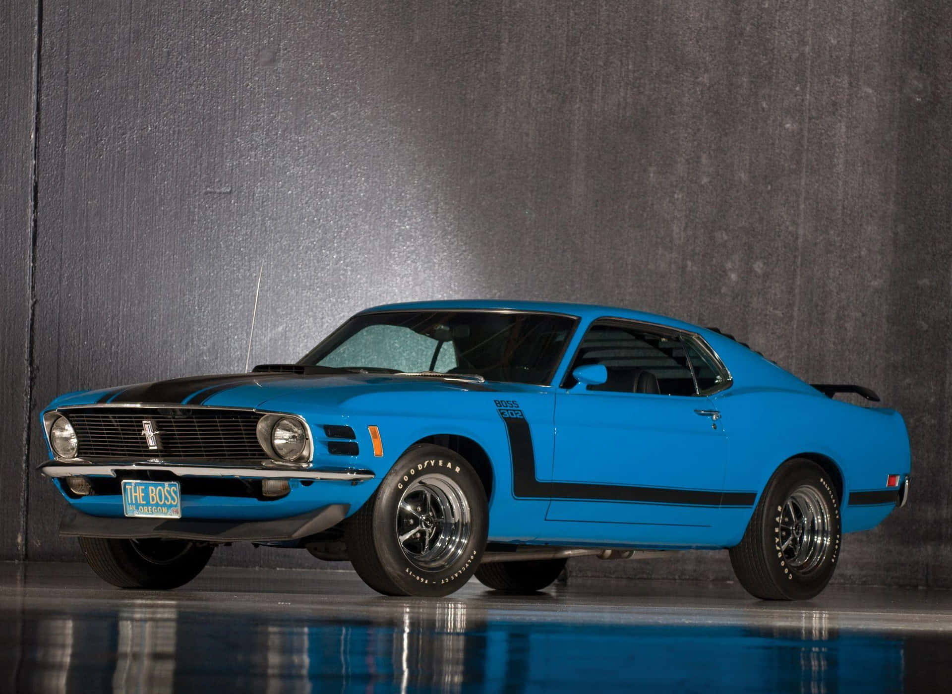 Iconic Ford Mustang Boss 302 Wallpaper