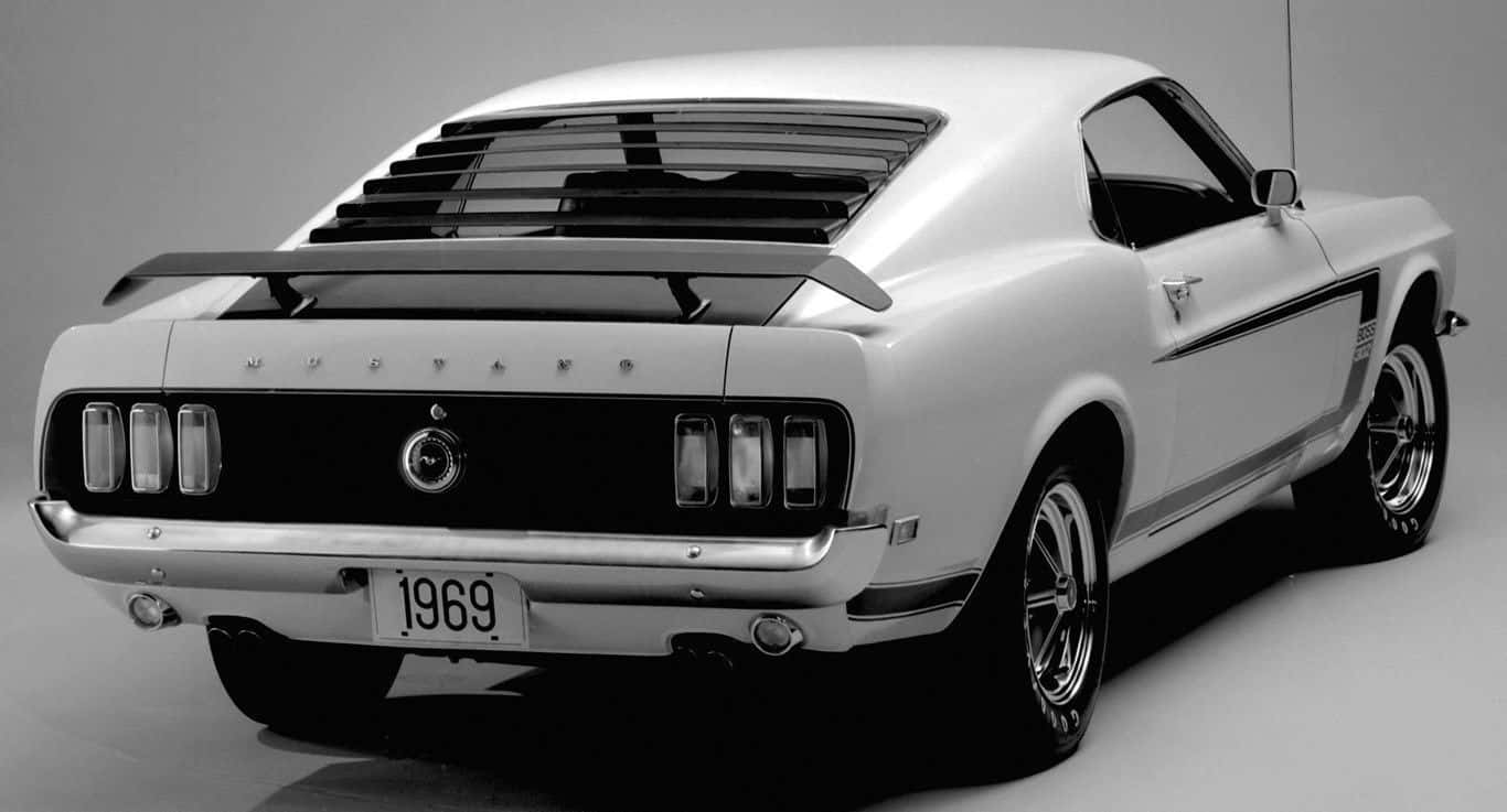 Iconic Ford Mustang Boss 302 Showcasing Its Robust Power And Elegant Design Wallpaper