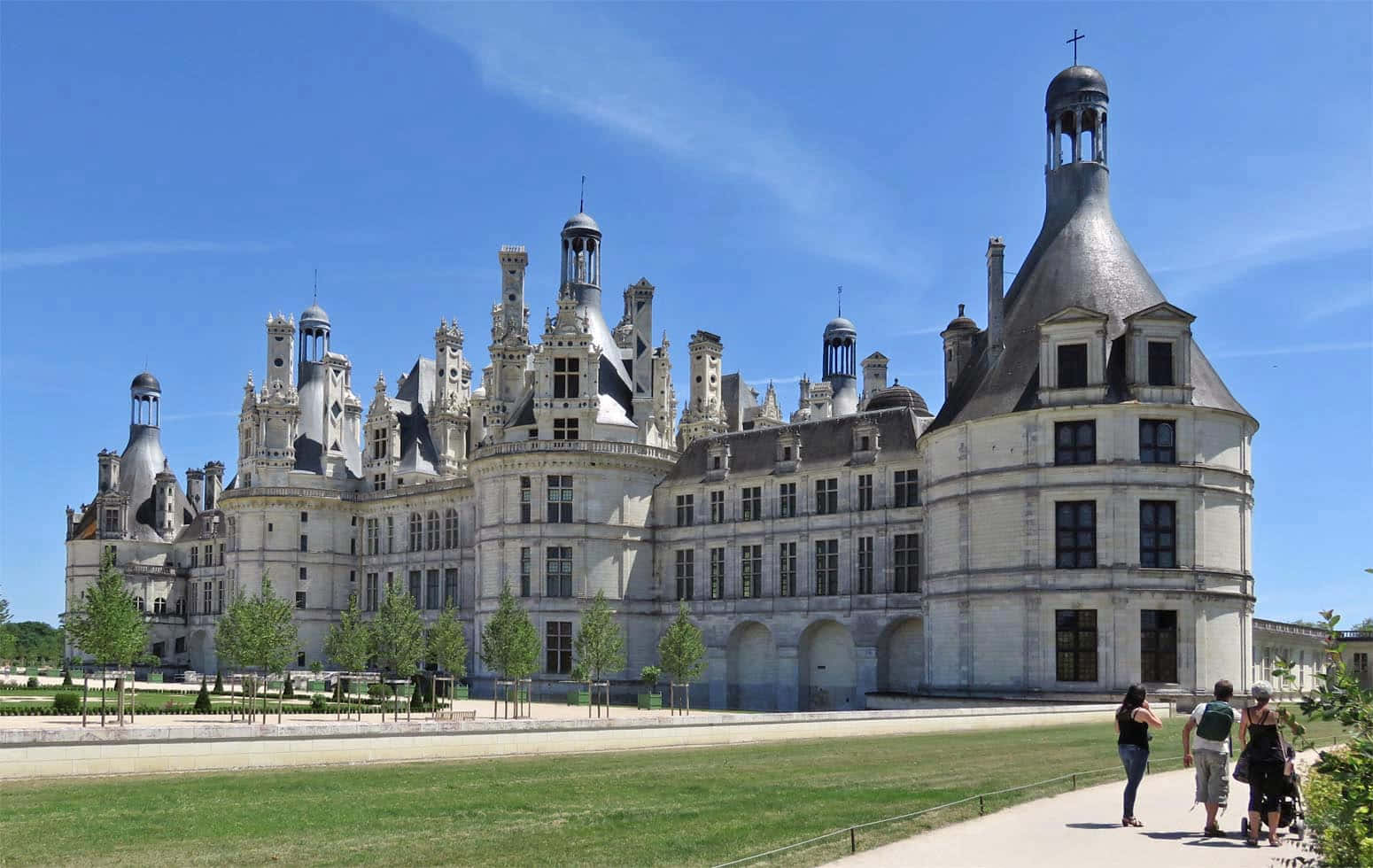 Arquitecturaicónica Del Renacimiento Francés: Château De Chambord. Fondo de pantalla