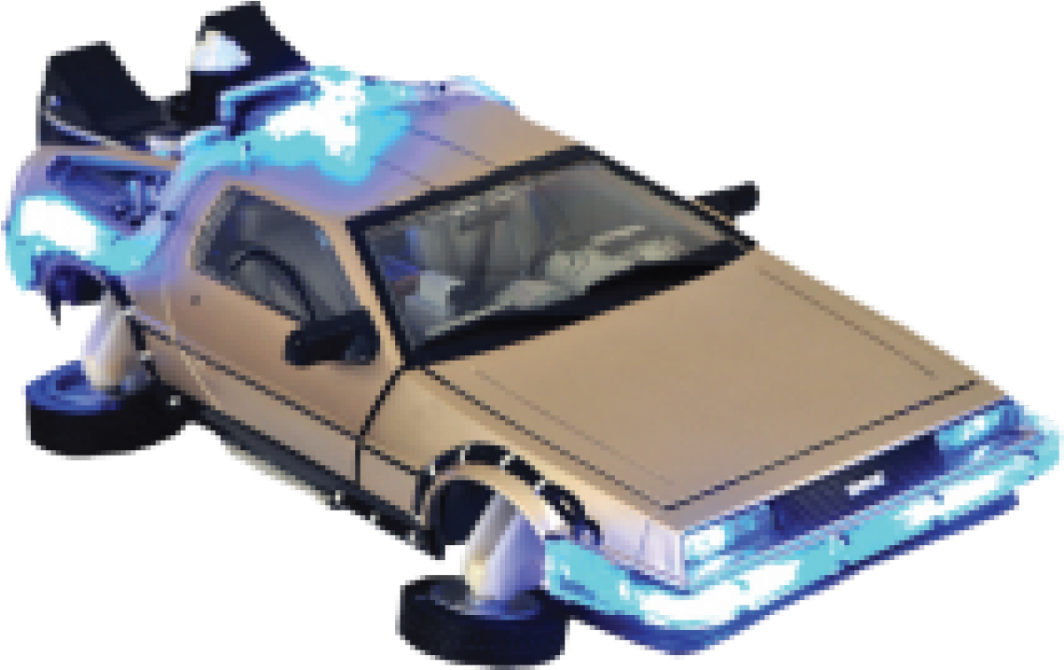 Iconic Futuristic Car Toy PNG