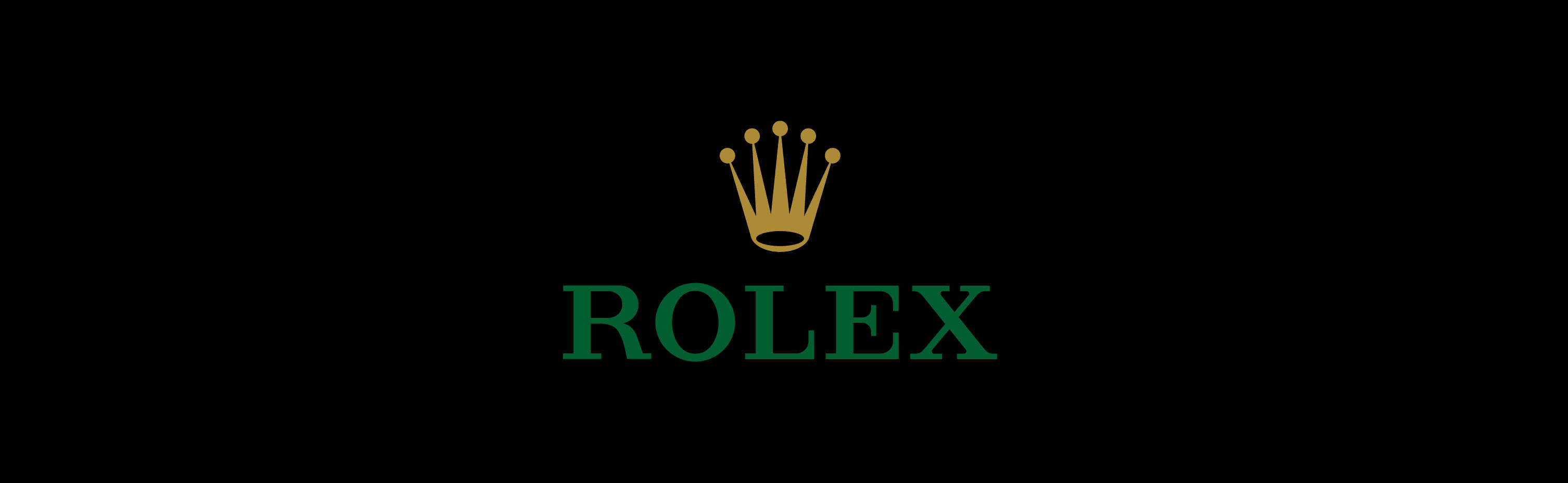 Iconico Logo Rolex Verde Sfondo