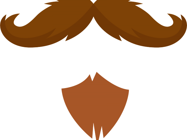 Iconic Handlebar Moustacheand Beard PNG