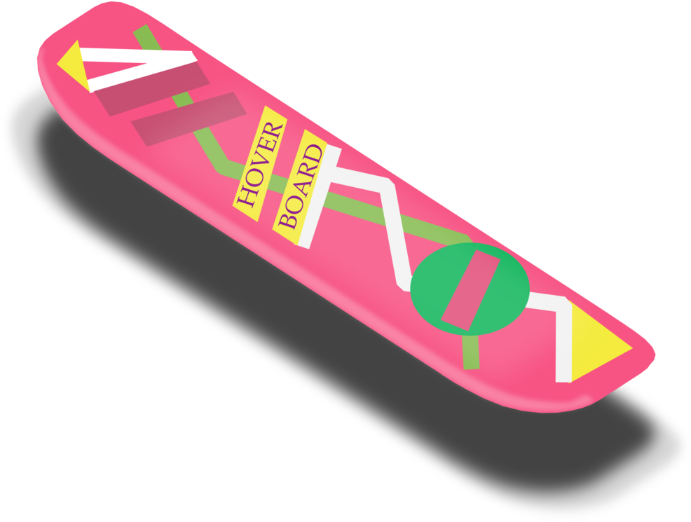 Iconic Hoverboard Graphic PNG