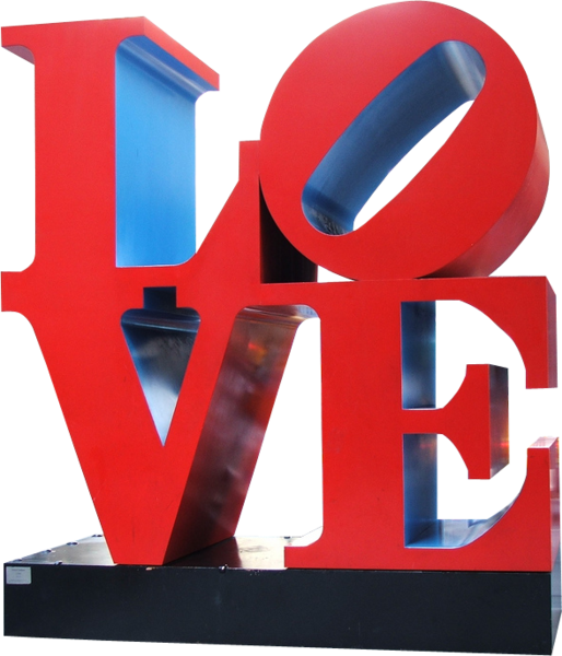 Iconic Love Sculpture PNG