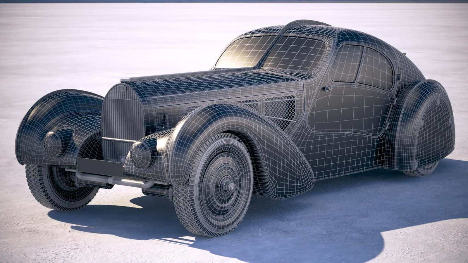 Iconic Luxury - Bugatti Type 57 Wallpaper