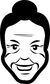 Iconic Mask Graphic PNG