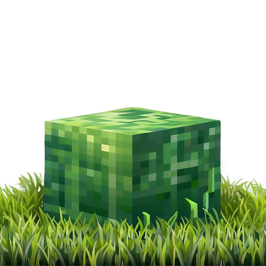 Iconic Minecraft Grass Block Png 05252024 PNG