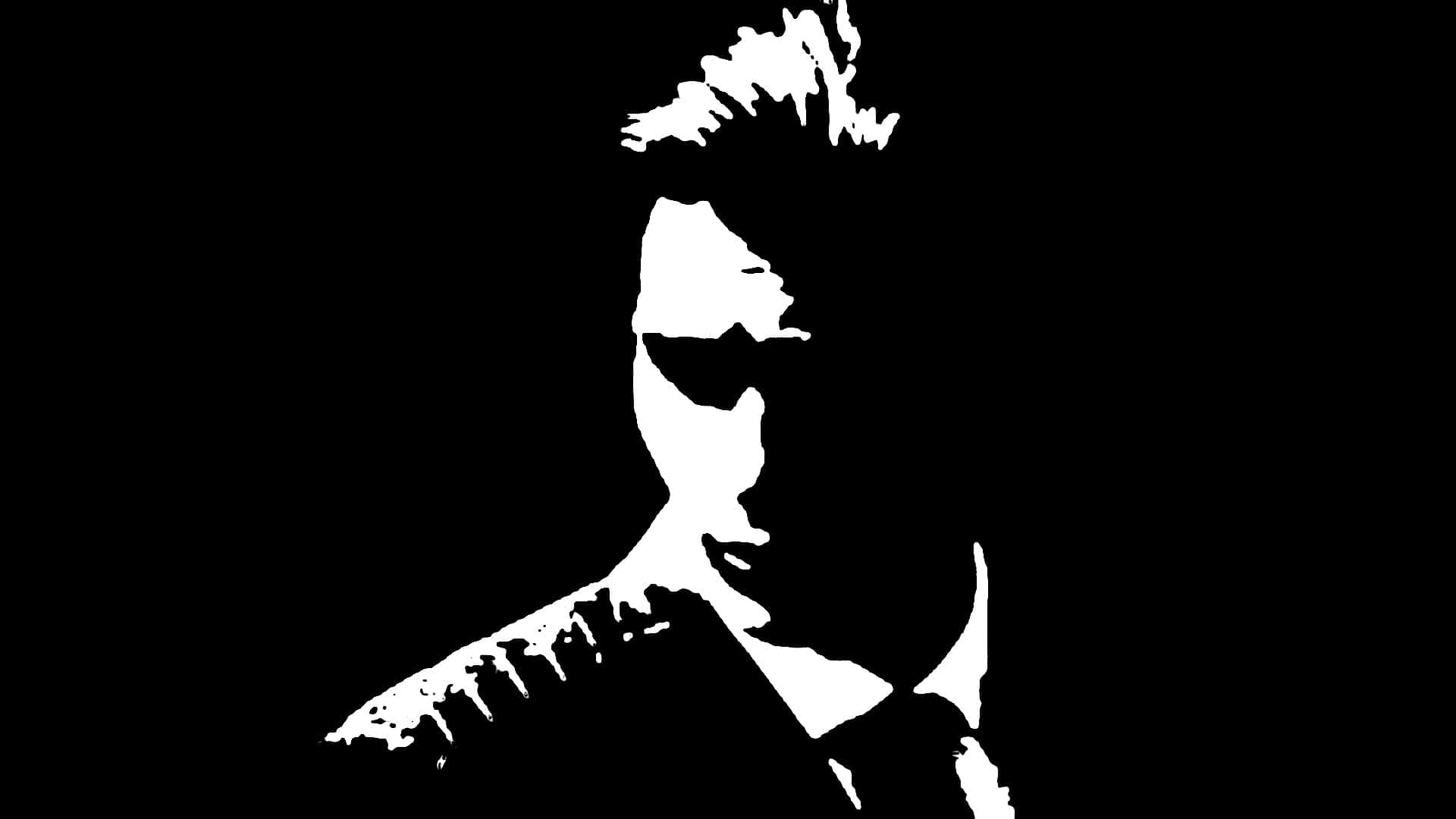 Iconic Movie Character Silhouette Wallpaper