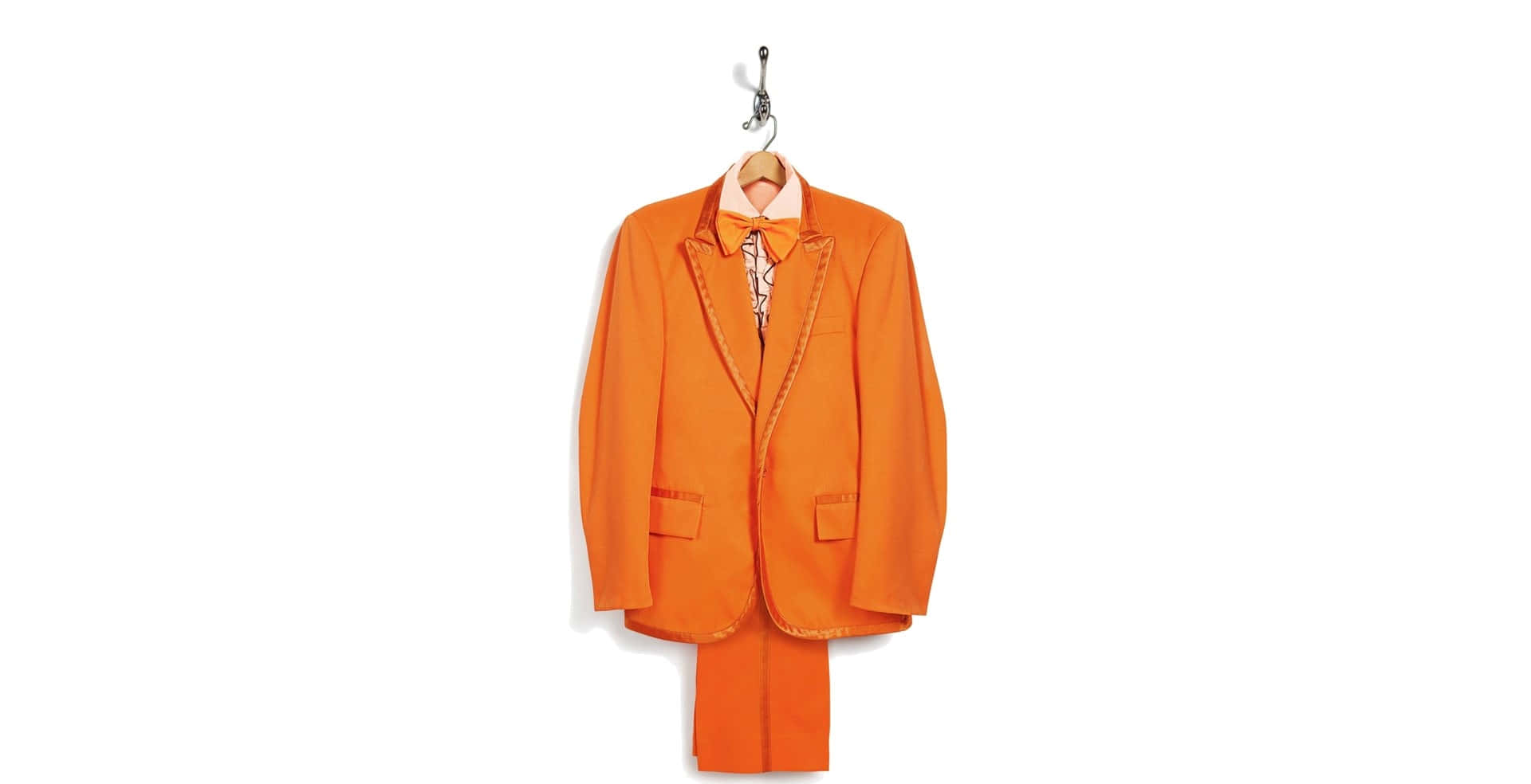 Iconisch Oranje Tuxedo Van Dumb And Dumber Achtergrond