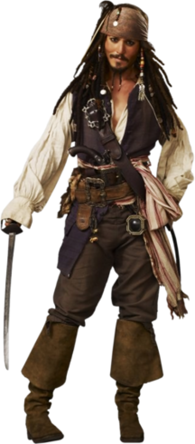 Download Iconic Pirate Costume Pose | Wallpapers.com