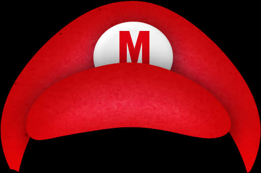 Iconic Red Mario Hat PNG