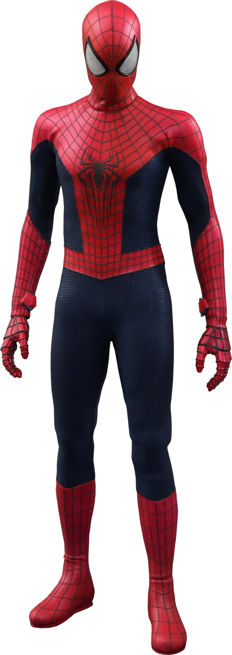 Iconic Redand Blue Spider Suit PNG