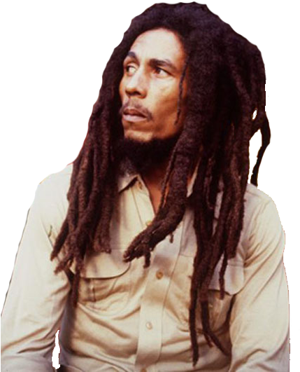 Iconic Reggae Legend Bob Marley PNG
