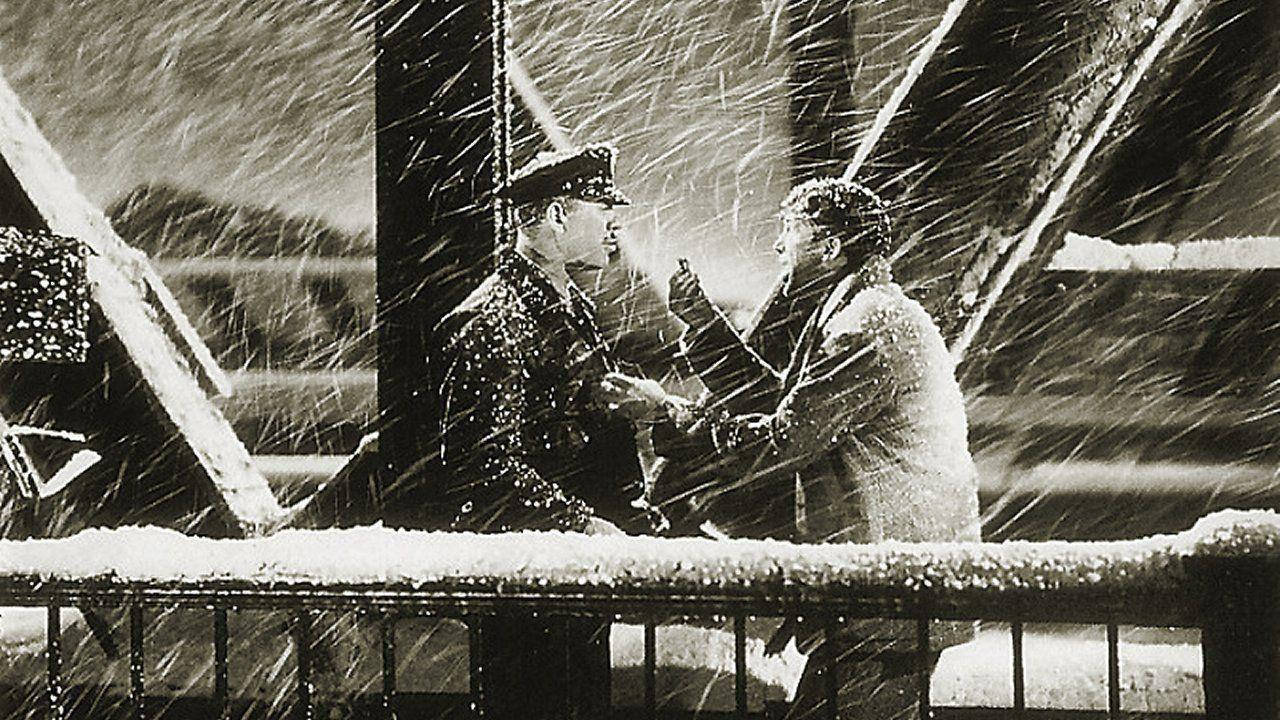 Iconic Scene From "it's A Wonderful Life" Wallpaper
