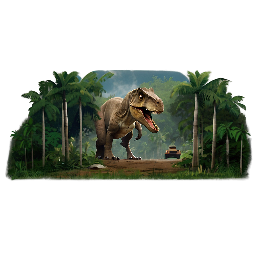 Download Iconic Scenes Jurassic Park Png 06112024 | Wallpapers.com