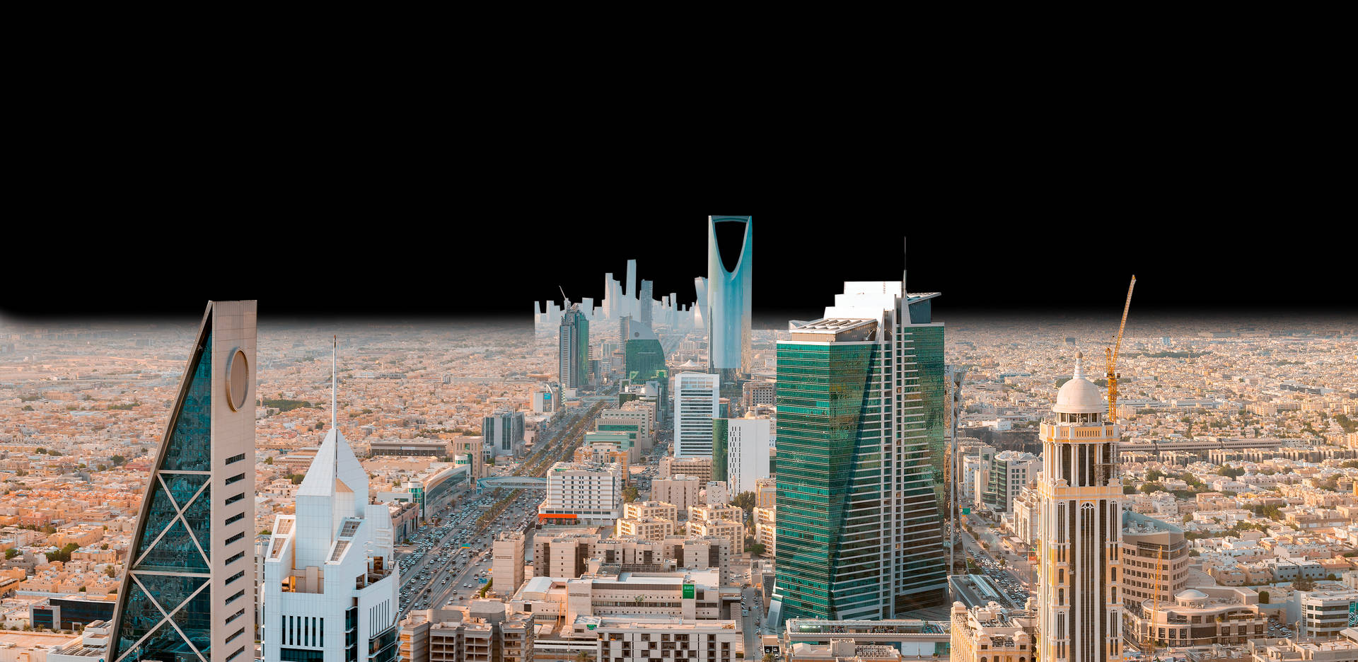 Iconic Skyscrapers In Riyadh Wallpaper