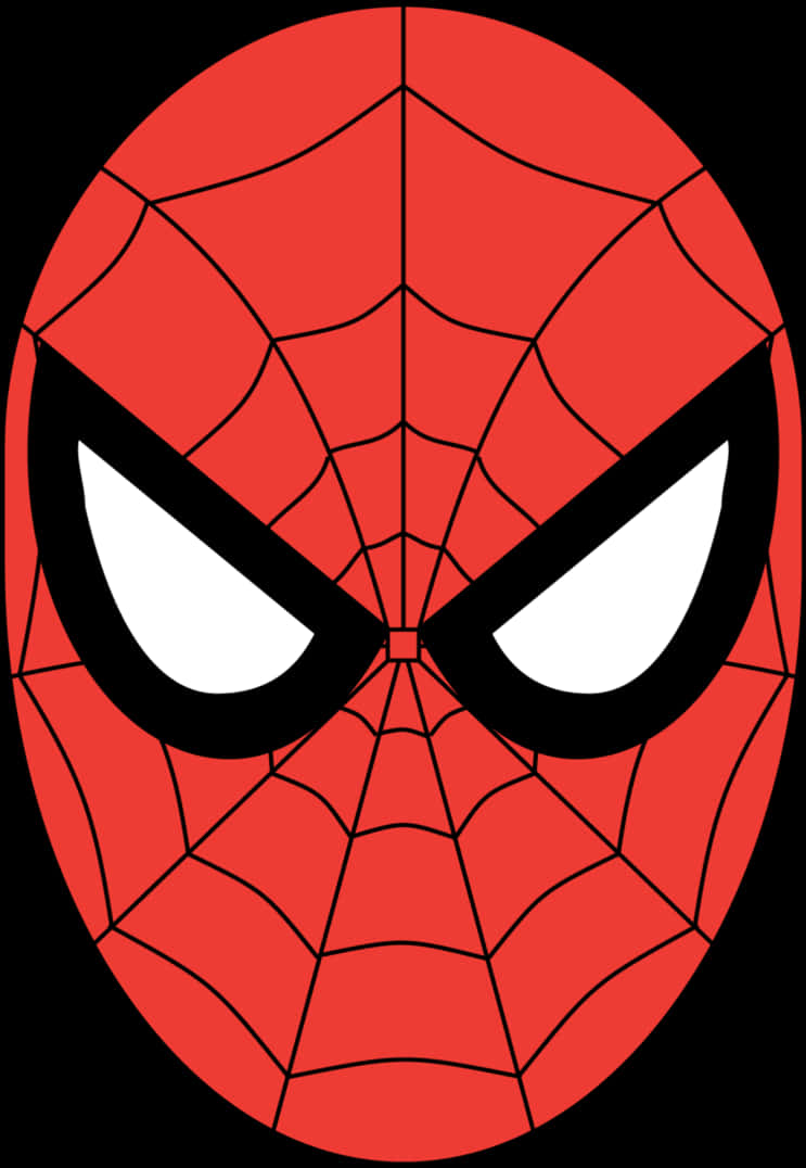 Download Iconic Spiderman Mask Graphic | Wallpapers.com