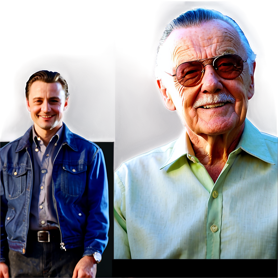 Iconic Stan Lee Portrait Png Pnq26 PNG