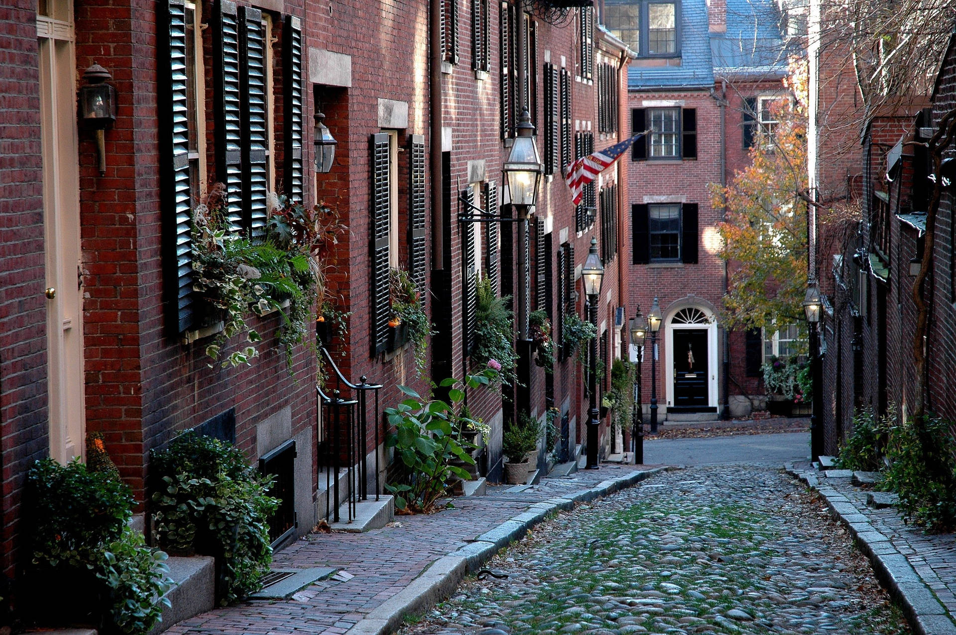 Iconic Street In Boston